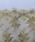 Gold Floral Embroidered Lace Table Runner by the Yard, 14" Wide Sequin Mesh Lace Trim with Scalloped Edges